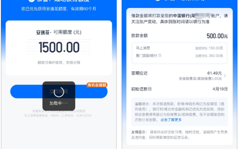 安逸花申请实测：1500 元预授信仅放款 500 元，资方构成与使用细节全解析