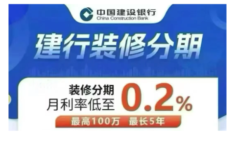 四大行装修贷怎么选？建设银行装修贷准入要求、产品要素与办理流程全解析