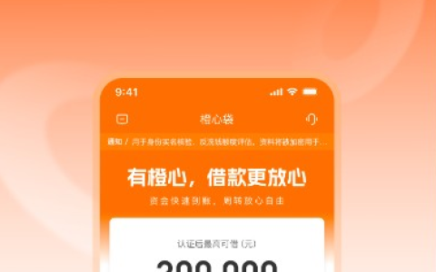 橙心袋 APP 最新申请入口全指南，下载地址、办理流程与产品核心详情介绍