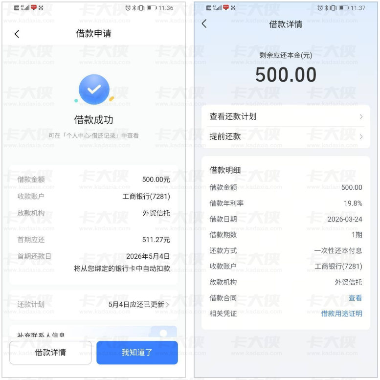 皮皮虾入口放心借成功下款 500 元秒到账，抖音万年无额度也能申请的实操细节全解析