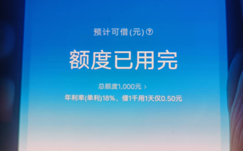 花呗仅 200 额度借呗无可用额度，征信有当前逾期，网商贷居然获批 1000 元借款额度