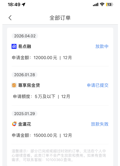 融 360 申请入口匹配 易点融 放款中，借款额度到底稳不稳能下款吗？