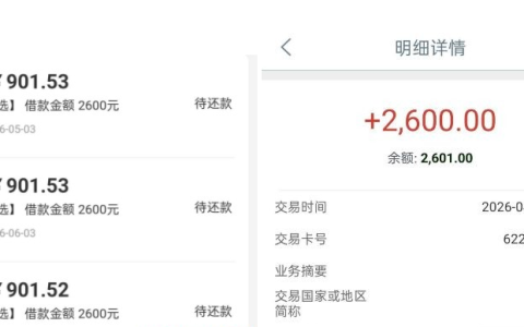 宜享花葡享卡申请 1000 元被拒后获提额至 2600 元，开通 199 元权益会员，借款资金顺利到账