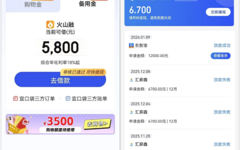 火山融 - 东新宝申请条件与放款说明，额度周期及真实通过率体验分享
