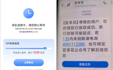 宜享花多次注销换手机号注册下款 2500 元，有信用卡呆账也能过审，会员保险可办理退费
