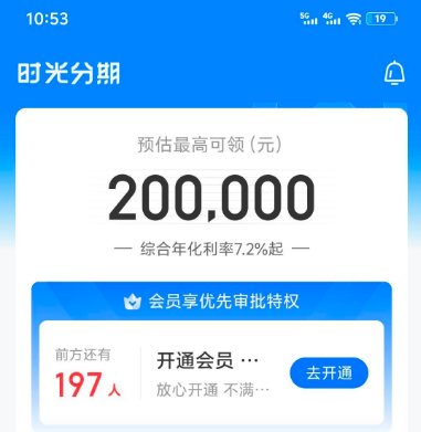 时光分期必须开通会员才能有额度吗，不开会员真的无法出额吗