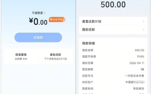 皮皮虾放心借多次注销突破一月黑屋限制，500 元额度成功审批并快速到账