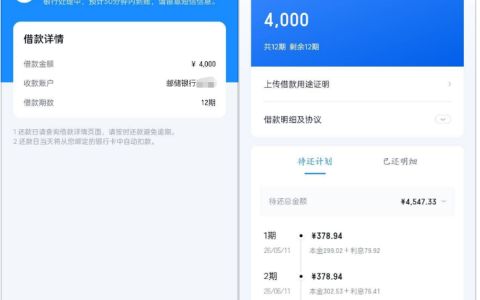 滴滴金融额度开通两月始终无法放款，更换小米资方申请，4000 元借款 5 分钟极速到账