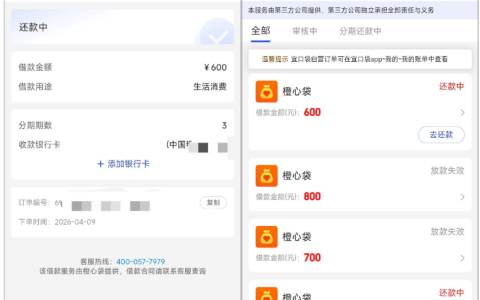 橙心袋客服协调二次专项成功下款，无会员入口也能顺利到账