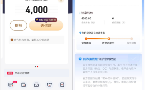 万卡匹配好享钱包出 4000 元额度，高额会员费需谨慎，申贷别踩坑
