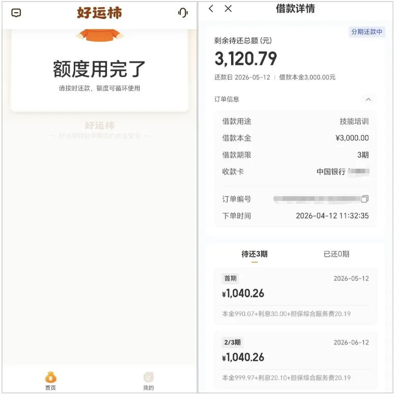 好运柿半小时极速秒批 3000 元，跟风申请稳下款，额度可循环使用更省心