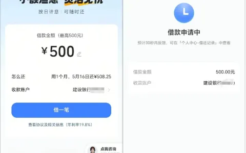 放心借 500 元额度成功下款，三步注销清理账号后皮皮虾申请秒批，小额放款极速到账