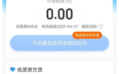 时光分期注销多次仍可正常下款，额度动态调整后 500 元达标即放款，持牌资方更稳妥