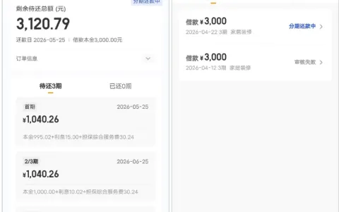 好运柿多次申请可成功下款，首次审核失败重试即放款，持牌消费金融资方更安心