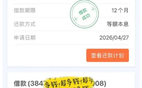 小赢卡贷开放加贷通道，存量借款未结清下款 4000 元，多笔并行使用稳定性突出