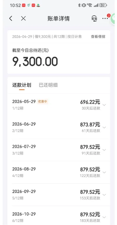 京东金条放款实测分享，长期无额度突然获批，9300 元资金秒速到账