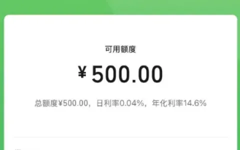 分付成功开通获 500 元初始额度，年化利率 14.6%，额度提升与使用场景全分享