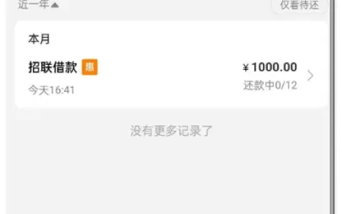 招联金融 1000 元额度秒批秒放，有信用卡逾期记录也能通过，小额申请通过率拉满