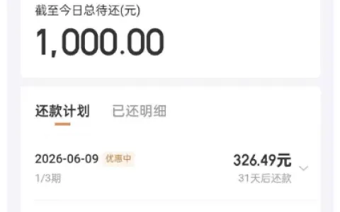 京东金条成功获批 1000 元借款额度，系统综合评估后可顺利下款，结清不良记录后申请更有机会