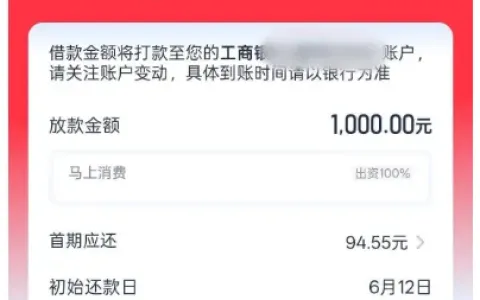 优逸花跟风申请成功下款 1000 元，马上消费金融全额出资，安逸花被拒也可独立申请
