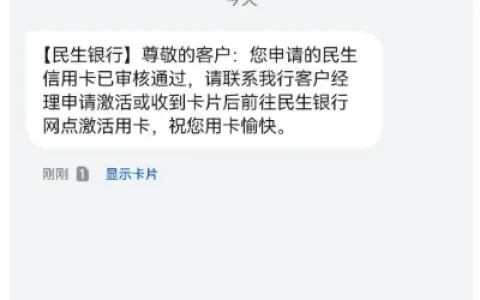 民生银行信用卡接听回访电话即审核通过，核发 10000 元额度，曲线提额需遵循银行官方规则