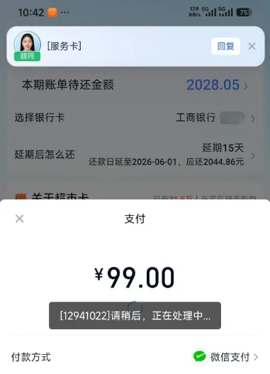 减压还款显示正在处理中,是不是代表无法办理延期还款业务 减压还款显示正在处理中,是不是代表无法办理延期还款业务