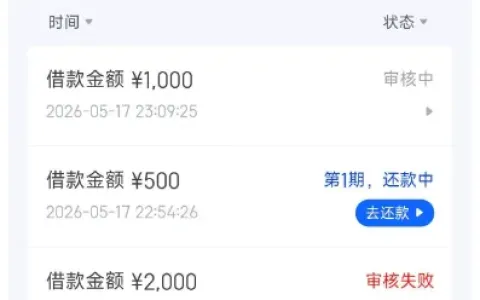 信用飞长期被拒后成功下款 500 元，退过提额卡也能恢复放款，小额申请更易通过