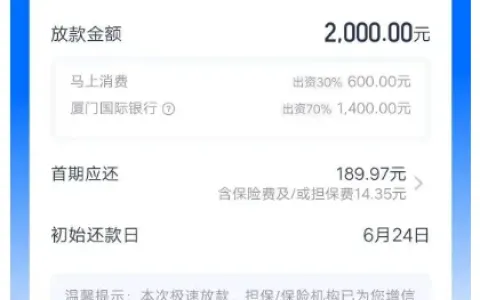 安逸花注销重启后获批 8000 元总额度，仅可放款 2000 元，多机构联合出资更稳妥