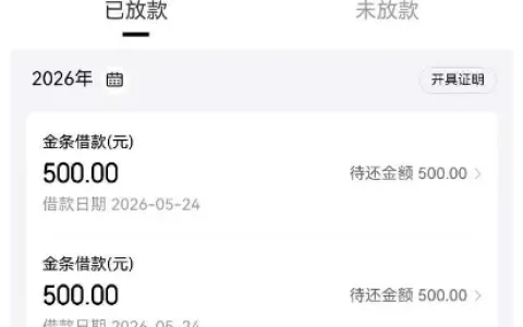 京东金条白条无法使用注销换号后获批，5000 元授信下 1000 元分两笔成功到账