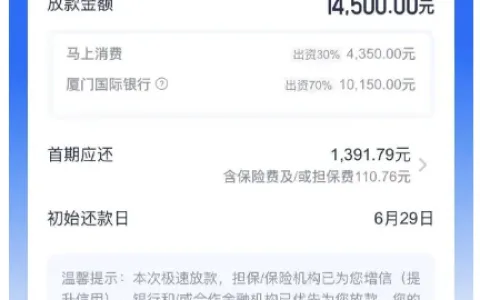 安逸花还清欠款注销账户 重新注册后额度大幅提升至 29000 元
