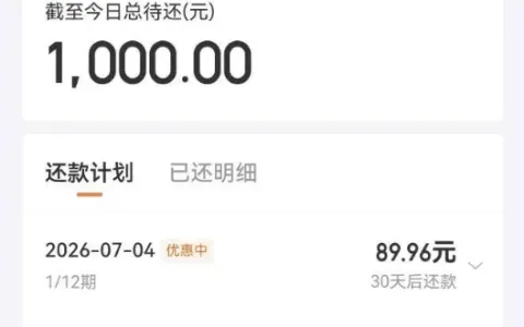 京东金条阶段性放宽风控审核标准，随手提交 1000 元申请顺利过审，新用户可享受前 7 天专属免息福利