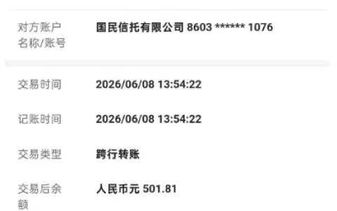 宜口袋客服协调获取 500 元额度，国民信托完成跨行放款，测试扣款状态影响订单结果的实测分享