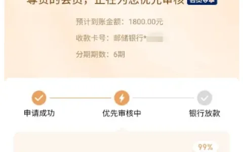 信用飞发放三张提额卡，叠加会员申请 1800 元额度，审核状态与使用心得分享