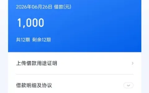 滴水贷 1000 元分 12 期成功放款，征信偏花也可通过，申请标准因人而异