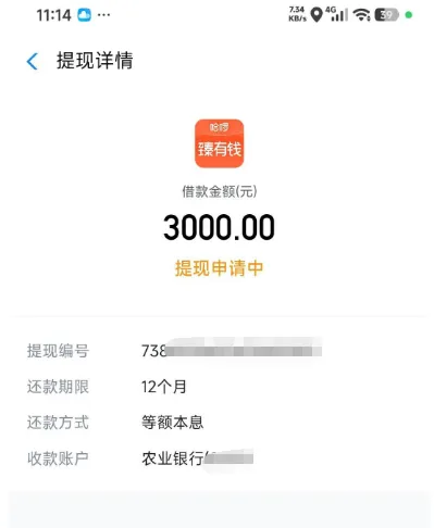 哈啰臻有钱三千元额度显示提现中，点击申请会自动开通付费会员吗