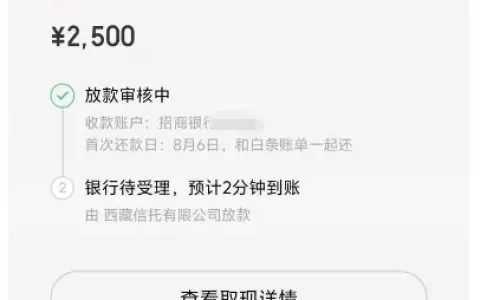 京东白条本月新增临时额度无法消费，2500 元取现功能实测成功，到账时效与规则说明