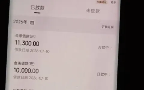 京东金条被套路一年后恢复放款，2000 元凌晨申请秒批，国贸信托出资多笔订单待放款