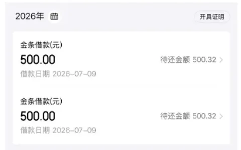 京东金条注销重注册秒出 1000 元授信，两笔 500 元借款快速放款，操作效果与注意事项参考