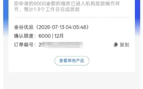 融 360 金谷优品 6000 额度一直放款中，是真实可用额度还是虚标额度？