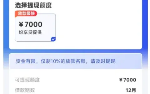 融 360 入口纷享贷出 7000 元预审批额度，需开通会员才能提现？实测结果与风险说明