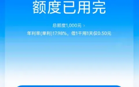 网商贷 1000 元额度十余次申请终放款，每日可提交但放款成功率波动，小额授信使用参考