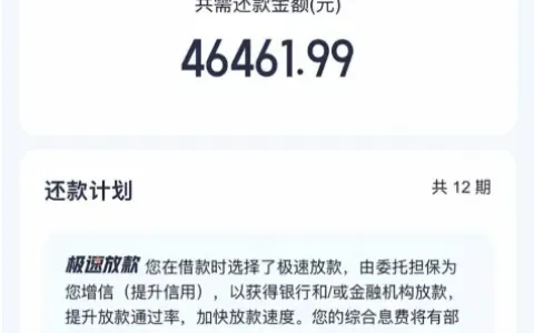 安逸花预估最高 40900 元额度分 12 期，担保增信极速放款，综合息费水平实测参考