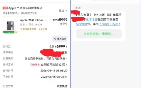 京东白条 5999 元手机分期 12 期秒过，购物场景审批更顺畅，当前可用额度实测参考