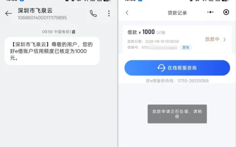 跟风申请好 e 借获批 1000 元额度，需开通 200 元会员才可放款，会员退费可行性实测参考