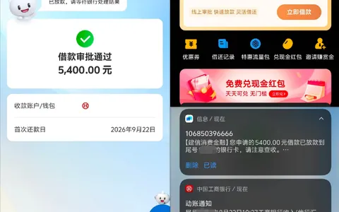 vivo 钱包申请建信消费金融福贷获批 5400 元，多款产品逾期仍可通过，系统入口动态开放实测参考