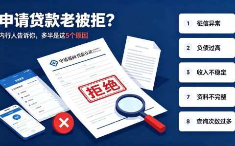 申请贷款老被拒？内行人告诉你，多半是这5个原因