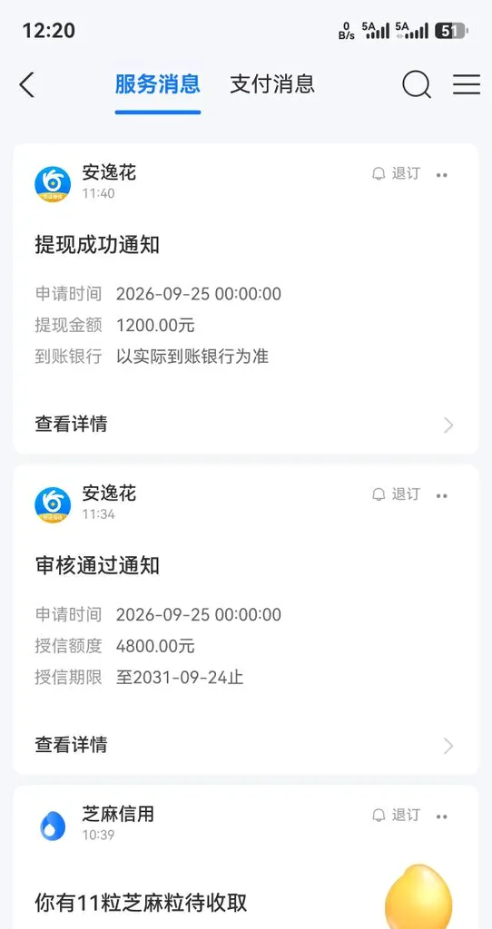 优逸花获批4800元授信仅下款1200元，有额度≠可提现，小额申请更易通过