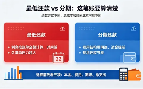 信用卡最低还款到底有多坑？算完这笔账，劝你宁愿分期也别碰最低还款