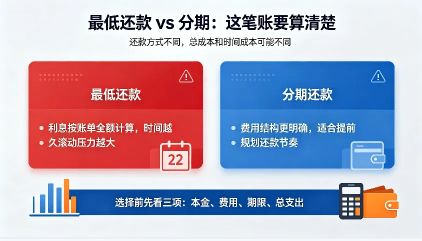 信用卡最低还款到底有多坑？算完这笔账，劝你宁愿分期也别碰最低还款