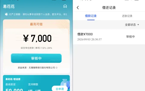 易花花出 7000 元预授信额度，电话审核要求购买担保费，未付费后申请停滞实测参考